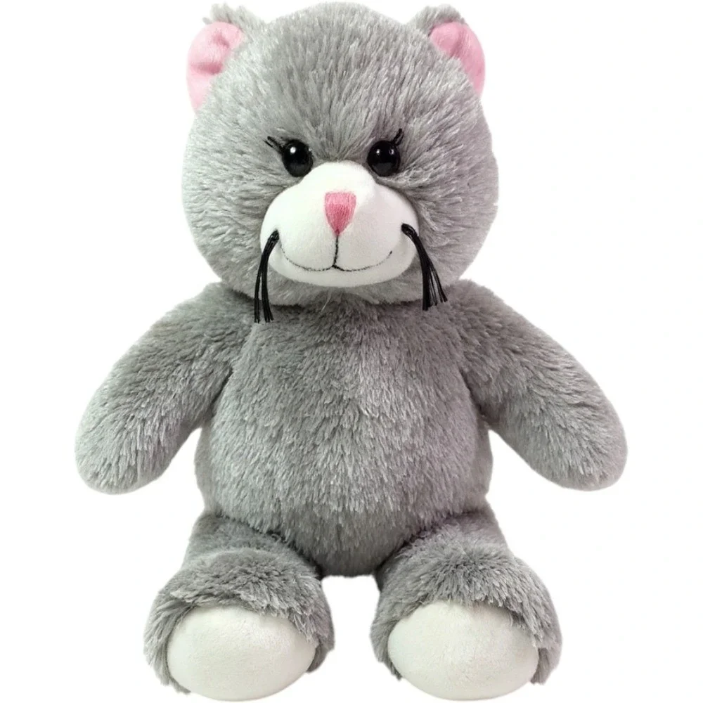 Build A Bear BAB Gray & Pink‎ Kitty Cat Whiskers & Eyelashes 17